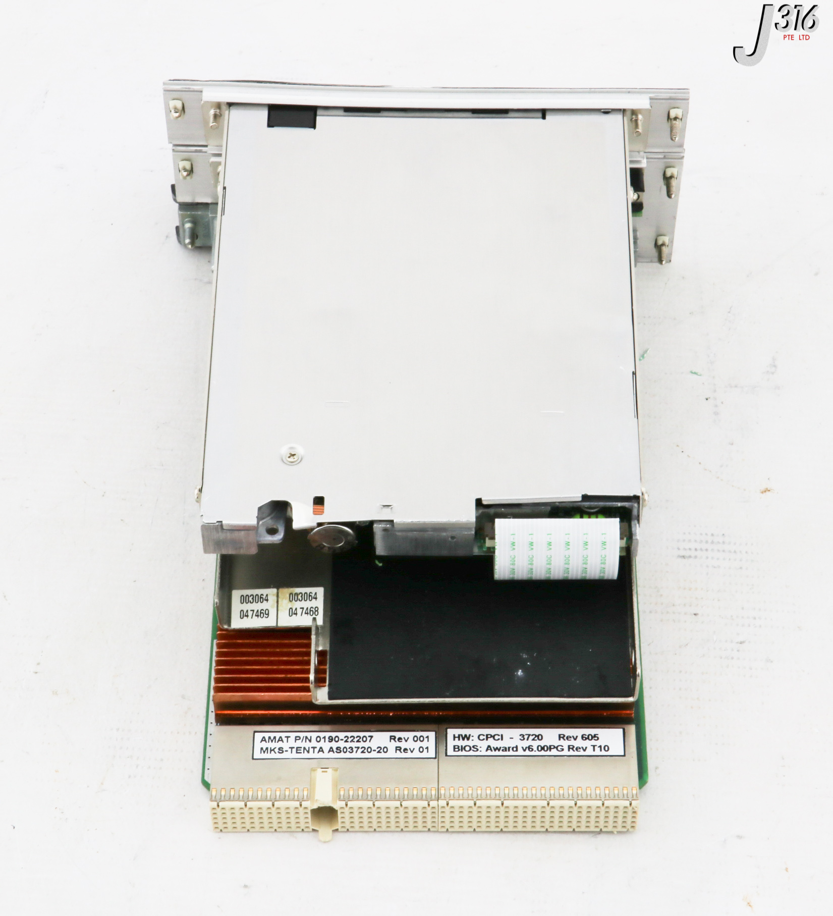 ボード 33629 APPLIED MATERIALS COMPACTPCI LOW PWR DUAL-SLOT CPU MOD 0190